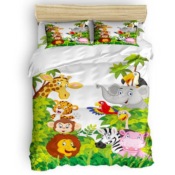 bedding sets forest animal cartoon giraffe lion zebra duvet cover set with pillowcase comfortable bedroom supplies king size
bedding sets forest animal cartoon giraffe lion zebra duvet cover set with pillowcase comfortable bedroom supplies king size