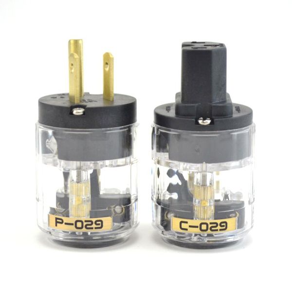 smart power plugs pair p-029/c-029 audio us standard version supply plug hifi iec connector
smart power plugs pair p-029/c-029 audio us standard version supply plug hifi iec connector