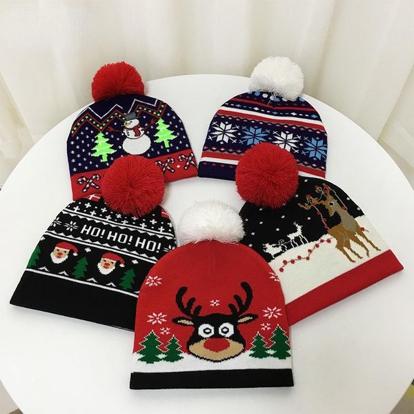 caps & hats autumn and winter jacquard christmas hat hanging ball children cute knitted year gift, Yellow
caps & hats autumn and winter jacquard christmas hat hanging ball children cute knitted year gift, Yellow