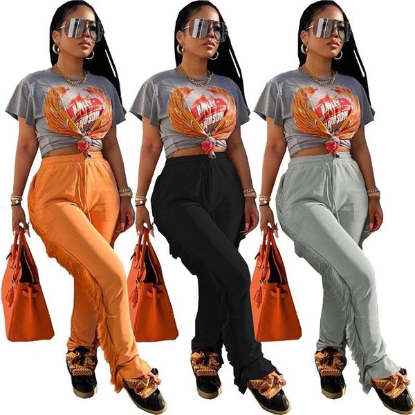 women's leggings women solid tassle long trousers autumn winter split casual drawstring sweatpants fashion streetwear s-xxl, Black
women's leggings women solid tassle long trousers autumn winter split casual drawstring sweatpants fashion streetwear s-xxl, Black