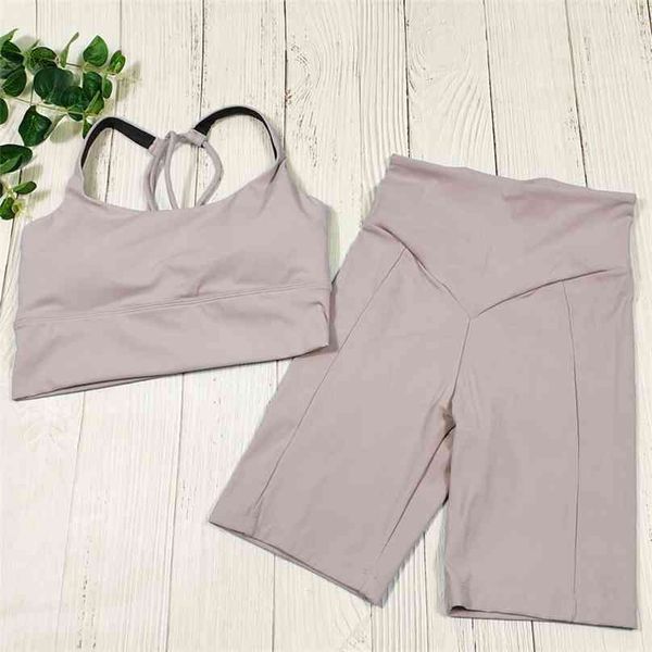 yoga shorts set women fitness outfit for 2 piece gym suit sports bra s workout clothes spandex clothing 210802, Gray
yoga shorts set women fitness outfit for 2 piece gym suit sports bra s workout clothes spandex clothing 210802, Gray