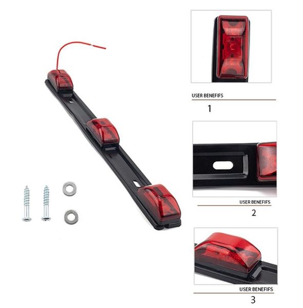 emergency lights 3-light trailer boat vehicle tail light bar replacement rear brake strip bright led lamps a0ne
emergency lights 3-light trailer boat vehicle tail light bar replacement rear brake strip bright led lamps a0ne
