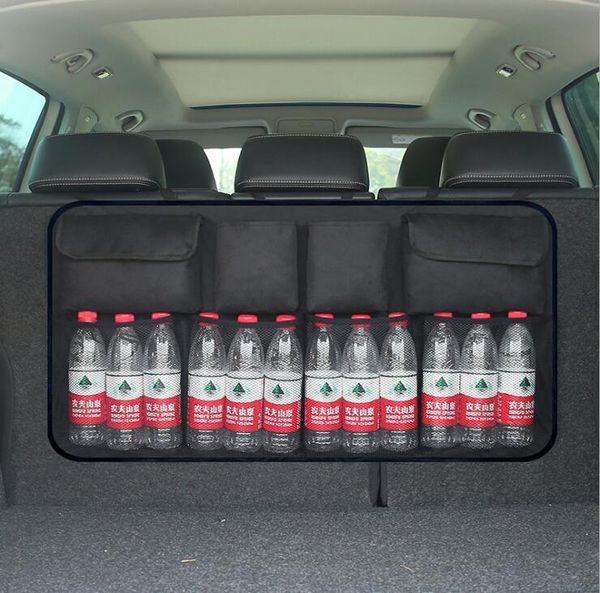 car organizer trunk back seat bag net mesh storage stowing tidying floding pockets automobile bags in cars accessories 
car organizer trunk back seat bag net mesh storage stowing tidying floding pockets automobile bags in cars accessories