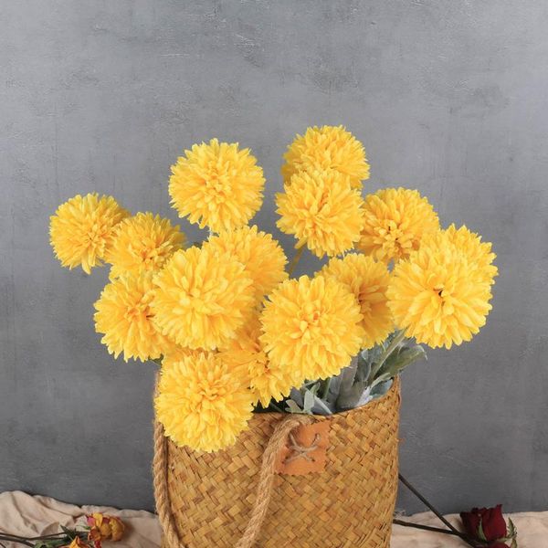 decorative flowers & wreaths artificial chrysanthemum ball flower bouquet simulation floral decor for autumn wedding decoration fake
decorative flowers & wreaths artificial chrysanthemum ball flower bouquet simulation floral decor for autumn wedding decoration fake