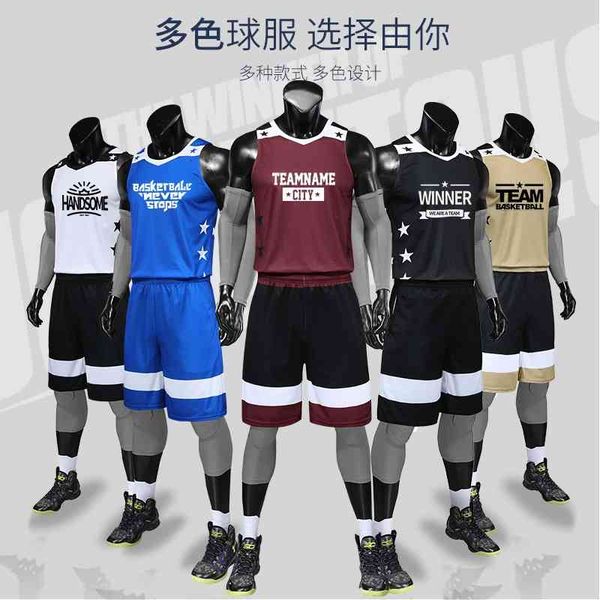 new basketball suit sports running training team shirt vest printed double side pocket dh-911, Gray
new basketball suit sports running training team shirt vest printed double side pocket dh-911, Gray
