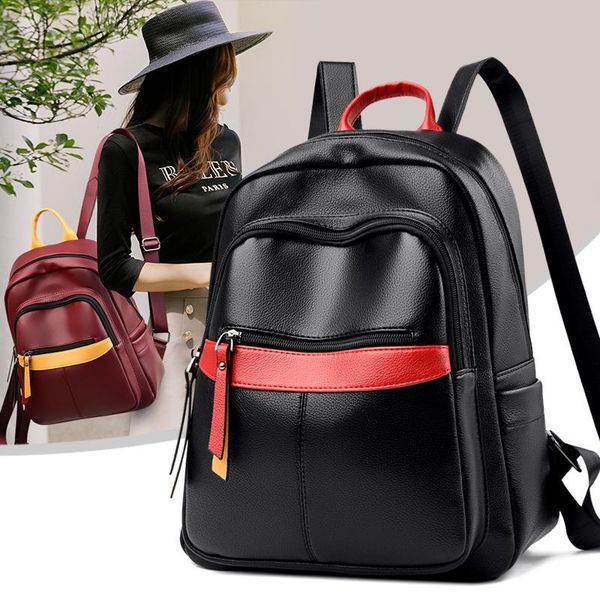 school bags classic pu women backpack female large capacity bagpack casual ladies anti theft travel leather mochila
school bags classic pu women backpack female large capacity bagpack casual ladies anti theft travel leather mochila