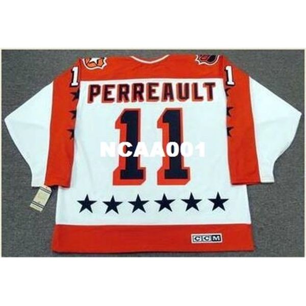 668s #11 gilbert perreault 1984 wales "all star" ccm vintage hockey jersey or custom any name or number retro jersey, Black
668s #11 gilbert perreault 1984 wales "all star" ccm vintage hockey jersey or custom any name or number retro jersey, Black