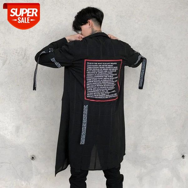western stylish ribbon printed tide men's long-sleeve shirts hip hop autumn male thin plaid stage youth punk shirt streetwear #8j14, White;black
western stylish ribbon printed tide men's long-sleeve shirts hip hop autumn male thin plaid stage youth punk shirt streetwear #8j14, White;black