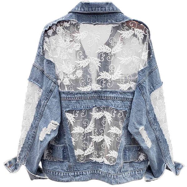 women's jackets lapel long sleeve embroidery hole denim jacket women short lace splicing casual thin sunscreen clothing k63s, Black;brown
women's jackets lapel long sleeve embroidery hole denim jacket women short lace splicing casual thin sunscreen clothing k63s, Black;brown