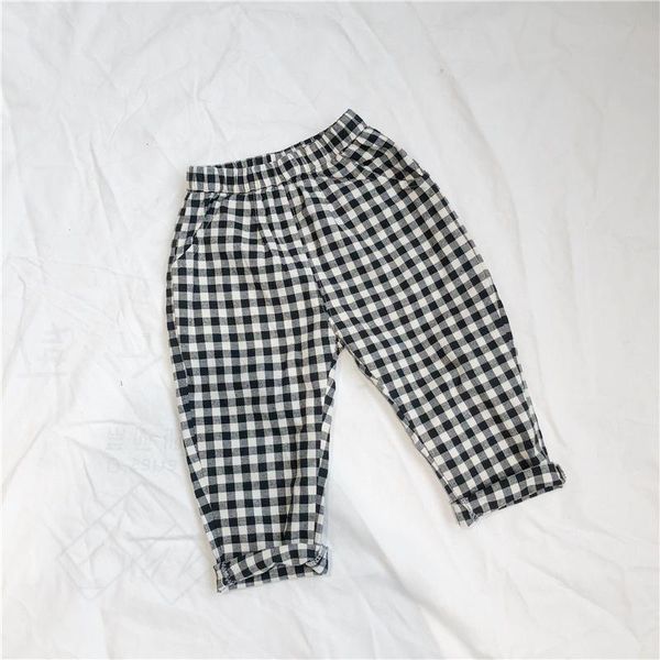 trousers spring and autumn children's lattice pants boys girls baby radish tide outside design fashion cute kids cotton character, Blue
trousers spring and autumn children's lattice pants boys girls baby radish tide outside design fashion cute kids cotton character, Blue