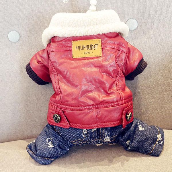 dog apparel leather coat jacket jumpsuit winter clothes puppy yorkie chihuahua clothing poodle pomeranian schnauzer pet outfit
dog apparel leather coat jacket jumpsuit winter clothes puppy yorkie chihuahua clothing poodle pomeranian schnauzer pet outfit