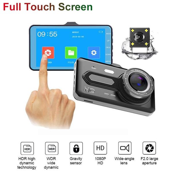 new dual lens car dvr camera hd 1080p touch screen dash cam with g sensor 170 degree night vision car drive recorder registrar
new dual lens car dvr camera hd 1080p touch screen dash cam with g sensor 170 degree night vision car drive recorder registrar