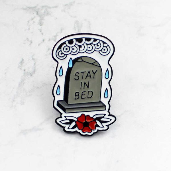 jewelry stay in bed tombstone flower oil drop lapel badge cowboy brooch, Gray
jewelry stay in bed tombstone flower oil drop lapel badge cowboy brooch, Gray