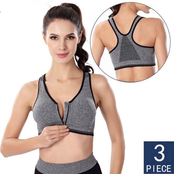 bras 3pcs push up bralette for women seamless bra with padded front zipper sport brassiere wirefitness, Red;black
bras 3pcs push up bralette for women seamless bra with padded front zipper sport brassiere wirefitness, Red;black