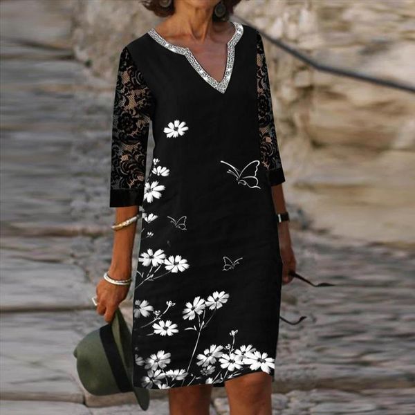casual dresses vintage harajuku floral print party dress female elegant v-neck lace 3/4 sleeve chic autumn women fashion, Black;gray
casual dresses vintage harajuku floral print party dress female elegant v-neck lace 3/4 sleeve chic autumn women fashion, Black;gray