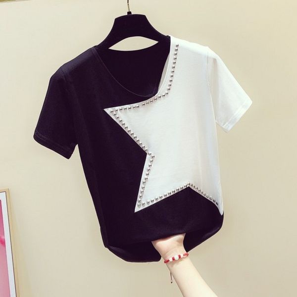 t shirt 2020 summer new korean female style short-mango round goal t-shirt women's cotton rivets color contrastant tshirts 8dzz, White
t shirt 2020 summer new korean female style short-mango round goal t-shirt women's cotton rivets color contrastant tshirts 8dzz, White