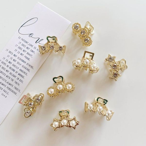hair accessories exquisite geometric small pearl claw sweet fashion bow crystal heart star crab for women ponytail holder, Slivery;white
hair accessories exquisite geometric small pearl claw sweet fashion bow crystal heart star crab for women ponytail holder, Slivery;white