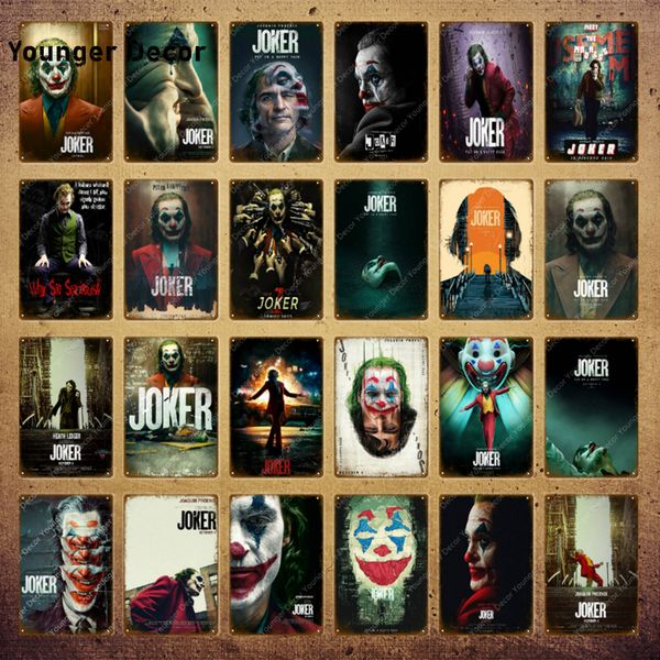 classic movie metal poster joker retro plaque wall decor for bar pub club man cave metal vintage iron painting film signs yi-2061
classic movie metal poster joker retro plaque wall decor for bar pub club man cave metal vintage iron painting film signs yi-2061