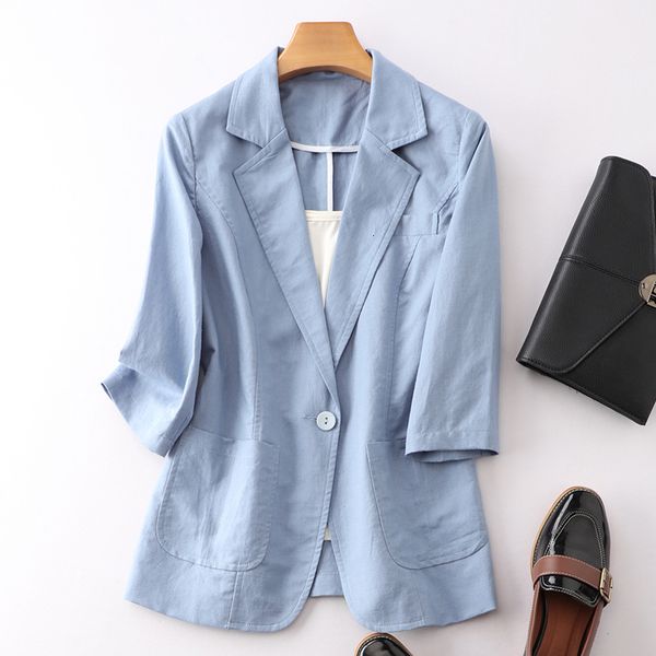 spring women's summer cotton linen thin color big suit jacket single button n52i, White;black
spring women's summer cotton linen thin color big suit jacket single button n52i, White;black