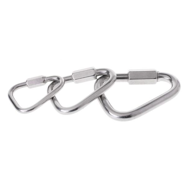 cords, slings and webbing 304 stainless steel screw lock triangle carabiner climbing gear safety snap hook
cords, slings and webbing 304 stainless steel screw lock triangle carabiner climbing gear safety snap hook