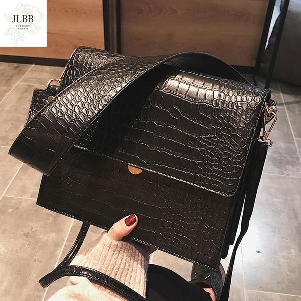 fashion crocodile women shouder bags designer brand wide strap handbags luxury pu leather crossbody bag small flap female purses
fashion crocodile women shouder bags designer brand wide strap handbags luxury pu leather crossbody bag small flap female purses