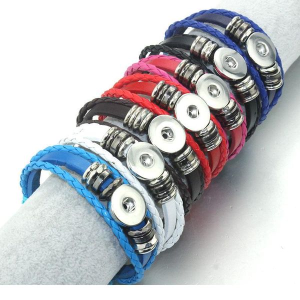 snap leather bracelet retro handmade braided leather snap bracelet bangles fit 18mm snap jewe jllhgj, Golden;silver
snap leather bracelet retro handmade braided leather snap bracelet bangles fit 18mm snap jewe jllhgj, Golden;silver