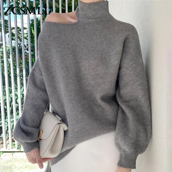 women's sweaters zcsmll korean autumn winter temperament half high neck pullover strapless loose wild solid color long-sleeved sweater, White;black
women's sweaters zcsmll korean autumn winter temperament half high neck pullover strapless loose wild solid color long-sleeved sweater, White;black