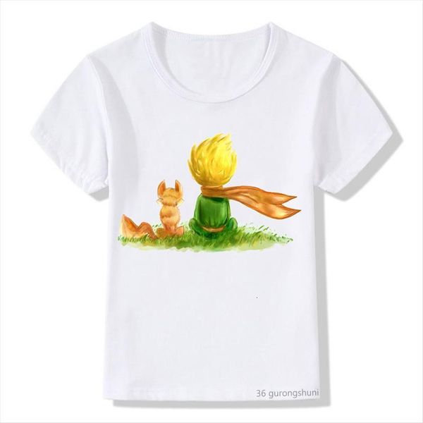 children clothes boy girl t shirt cute little prince cartoon print kids summer casual 2 to15, Blue
children clothes boy girl t shirt cute little prince cartoon print kids summer casual 2 to15, Blue