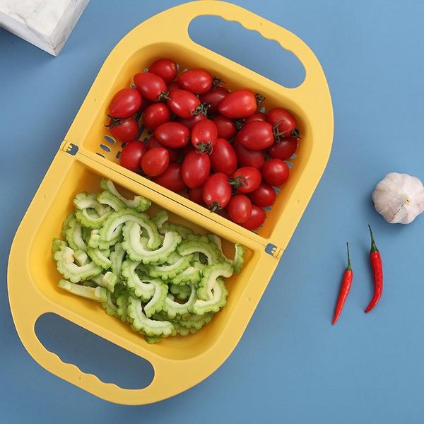 hanging baskets 3 color foldable fruit vegetable washing basket strainer colander drainer with handle kitchen tools
hanging baskets 3 color foldable fruit vegetable washing basket strainer colander drainer with handle kitchen tools
