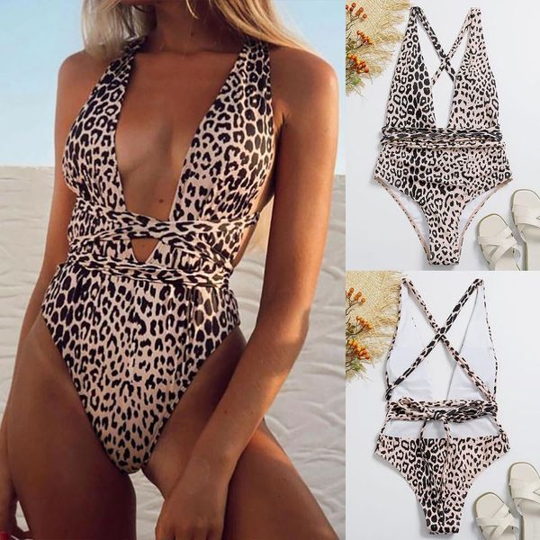 women's leopard print high cut leg swimwear one piece bikini push-up cut lace lace sling bikini set one piece swimsuit
women's leopard print high cut leg swimwear one piece bikini push-up cut lace lace sling bikini set one piece swimsuit
