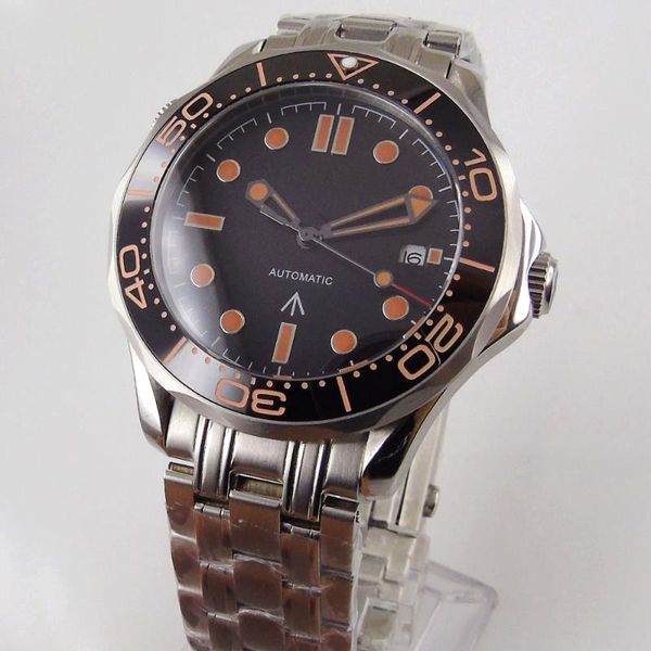 wristwatches 41mm automatic men watch rotating bezel date window mental strap mingzhu/miyota movement, Slivery;brown
wristwatches 41mm automatic men watch rotating bezel date window mental strap mingzhu/miyota movement, Slivery;brown
