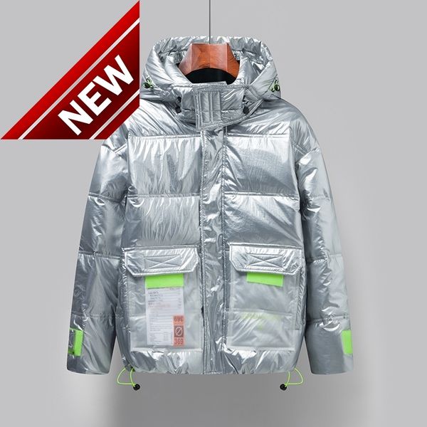 hip winter hop white duck down jacket men 2021 fashion short section handsome thick korean style men's tooling coats, Black
hip winter hop white duck down jacket men 2021 fashion short section handsome thick korean style men's tooling coats, Black