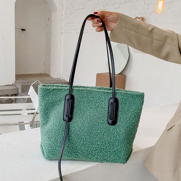 evening bags high capacity women shoulder bag fashion trend tote quality plush underarm pack female shopping handbags
evening bags high capacity women shoulder bag fashion trend tote quality plush underarm pack female shopping handbags