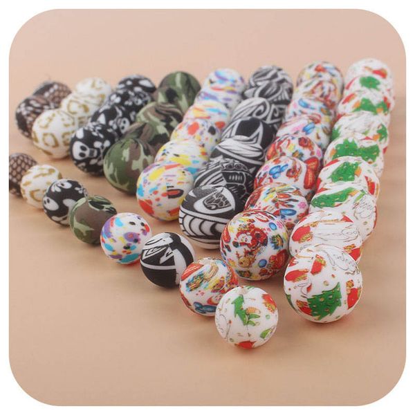 baby pacifiers toys silicone newborn accessories 12mm 15mm christmas printed stained beads diy jewelry chain bracelet food grade soother tee
baby pacifiers toys silicone newborn accessories 12mm 15mm christmas printed stained beads diy jewelry chain bracelet food grade soother tee