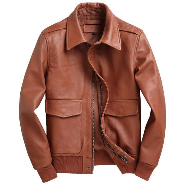 men's leather & faux genuine cowhide red-brown jacket motorcycle short coat plus size 3xl 4xl 5xl, Black
men's leather & faux genuine cowhide red-brown jacket motorcycle short coat plus size 3xl 4xl 5xl, Black