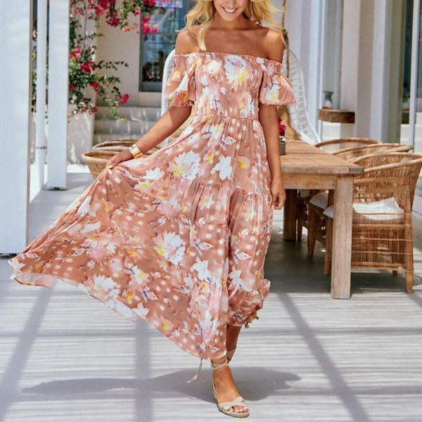 casual dresses summer long dress women 2021 fashion print short sleeve flowers halter boho holiday vestidos, Black;gray
casual dresses summer long dress women 2021 fashion print short sleeve flowers halter boho holiday vestidos, Black;gray
