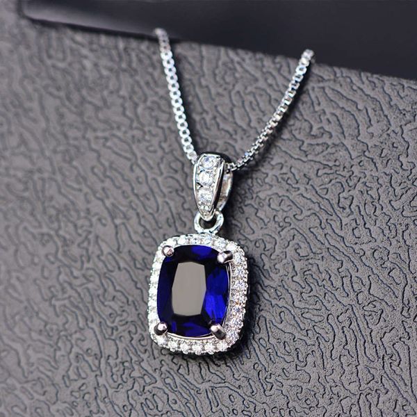 hbp fashion luxury new square aaa zircon pendant, grand and versatile, classic four claw lady's pendant, Silver
hbp fashion luxury new square aaa zircon pendant, grand and versatile, classic four claw lady's pendant, Silver