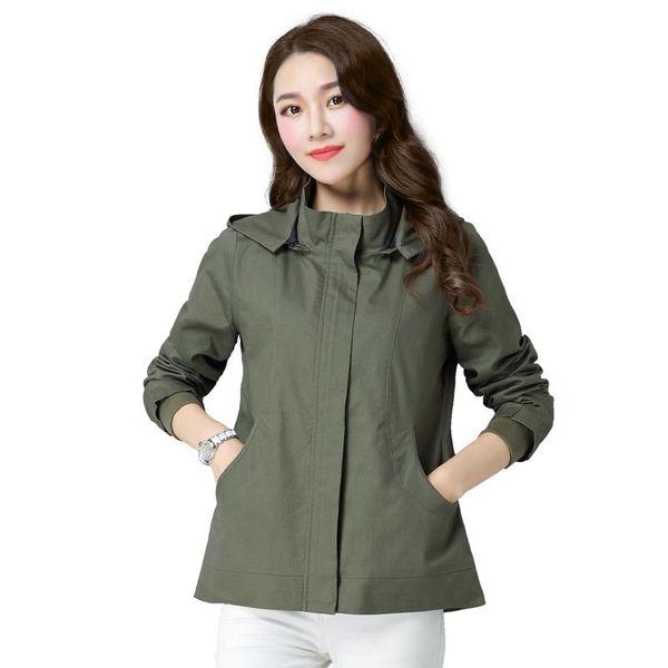 women's trench coats large size outwear for women clothing spring autumn casual loose coat woman short hooded korean female windbreaker, Tan;black
women's trench coats large size outwear for women clothing spring autumn casual loose coat woman short hooded korean female windbreaker, Tan;black