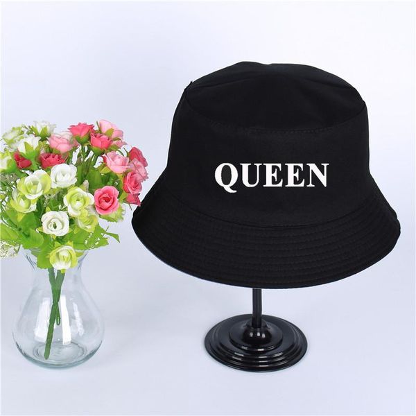 cloches queen king logo summer hat women mens panama bucket design flat sun visor fishing fisherman, Blue;gray
cloches queen king logo summer hat women mens panama bucket design flat sun visor fishing fisherman, Blue;gray