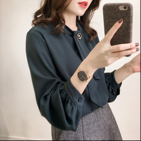 autumn 2021 women shirt korean long sleeve solid chiffon shirt women streetwear 4xl plus size loose elegant women, White
autumn 2021 women shirt korean long sleeve solid chiffon shirt women streetwear 4xl plus size loose elegant women, White