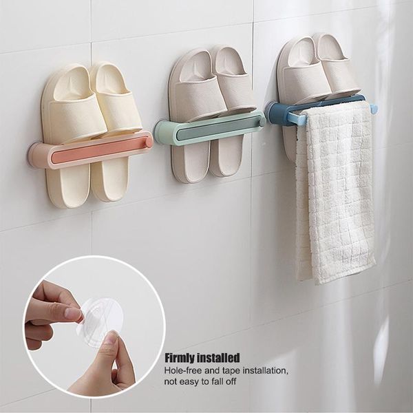 wall-mounted shoes storage rack durable shelf moisture-proof slipper hanger towel organizer for home bathroom
wall-mounted shoes storage rack durable shelf moisture-proof slipper hanger towel organizer for home bathroom
