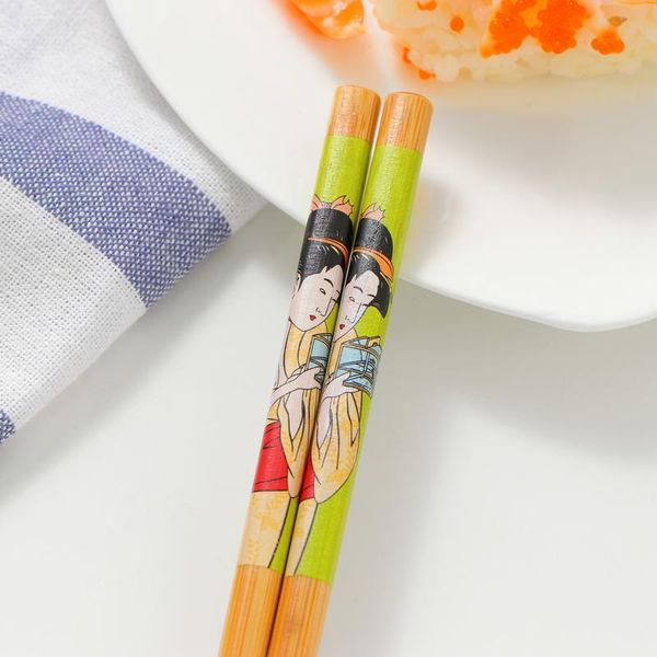 chopsticks 1 pair bamboo chopsticks, shorpmorl dishwasher safe japanese geisha sushi reusable for foods or as gifts
chopsticks 1 pair bamboo chopsticks, shorpmorl dishwasher safe japanese geisha sushi reusable for foods or as gifts