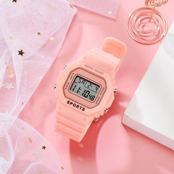 wristwatches pink women digital watch waterproof sports watches silicone male rectangle children sport clocks relogios feminino, Slivery;brown
wristwatches pink women digital watch waterproof sports watches silicone male rectangle children sport clocks relogios feminino, Slivery;brown