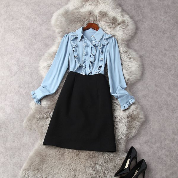 new high street 2021 designer es women's diamond beaded ruffles shirt collar ic7b, Black;gray
new high street 2021 designer es women's diamond beaded ruffles shirt collar ic7b, Black;gray