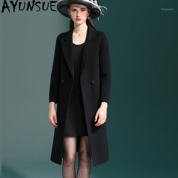 100% real wool coat female jacket 2021 autumn winter women woolen coats and jackets korean outwear my3665 women's & blends, Black
100% real wool coat female jacket 2021 autumn winter women woolen coats and jackets korean outwear my3665 women's & blends, Black
