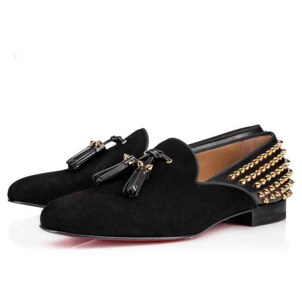 men wedding brand dress flats shoes red bottom oxfords loafers mens business leather shoe alfibully slip-on spikes flat sneakers, Black
men wedding brand dress flats shoes red bottom oxfords loafers mens business leather shoe alfibully slip-on spikes flat sneakers, Black