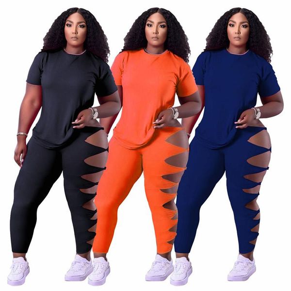 women's two piece pants s-4xl plus size women wholesale sets casual short sleeve hollow out side leggings summer clothing drop, White
women's two piece pants s-4xl plus size women wholesale sets casual short sleeve hollow out side leggings summer clothing drop, White