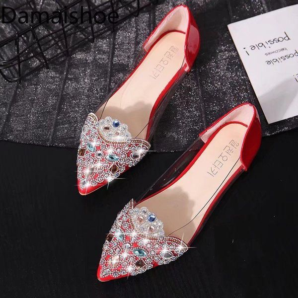 sandals pointed toe transparent women's summer rhinestone lady shoes women korean style low-cut crystal flats shoe for, Black
sandals pointed toe transparent women's summer rhinestone lady shoes women korean style low-cut crystal flats shoe for, Black