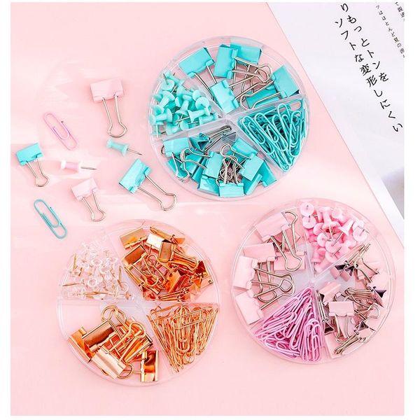 filing supplies kawaii paper clips set mint pink gold stationery binder push pins office file binding school student e6022
filing supplies kawaii paper clips set mint pink gold stationery binder push pins office file binding school student e6022