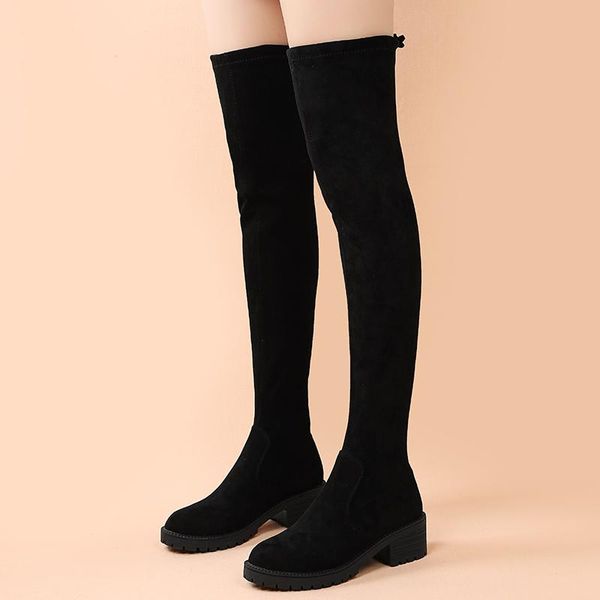 boots women's socks motorcycle 2021autumn fashtion platform over the knee high heel square acsual ankle, Black
boots women's socks motorcycle 2021autumn fashtion platform over the knee high heel square acsual ankle, Black
